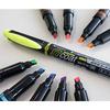 Tombow Pencil Highlighter Fluorescent Coat Twin Type (Strong Nib! Polymer Coated Core) 10 Colors WA-TC10C