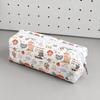 Large Capacity Deer Print Pencil Case Zipper Pen Pouch New Kids Stationery Bag  Student School Use