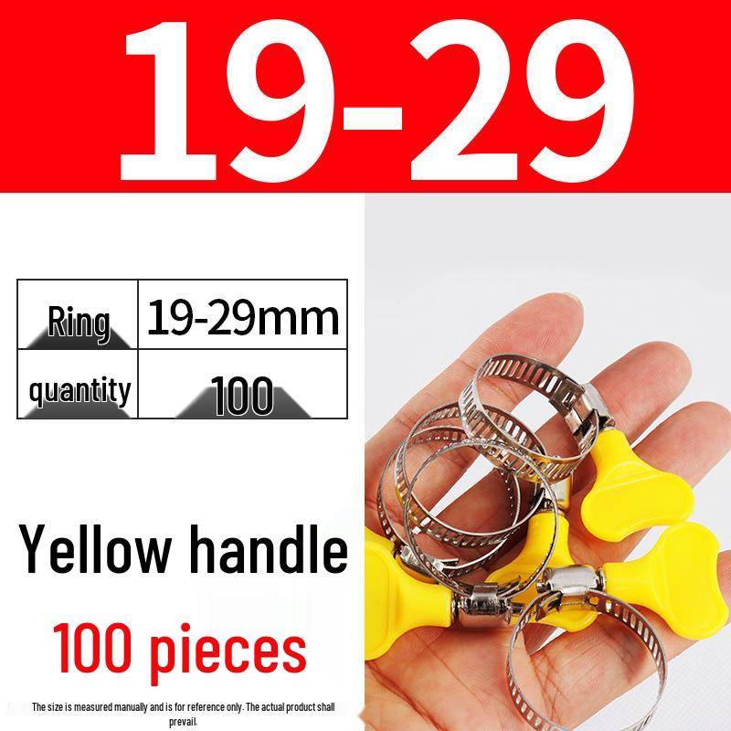 Хомут из нержавеющей стали, лента с ручной затяжкой для водопроводных и воздушных труб