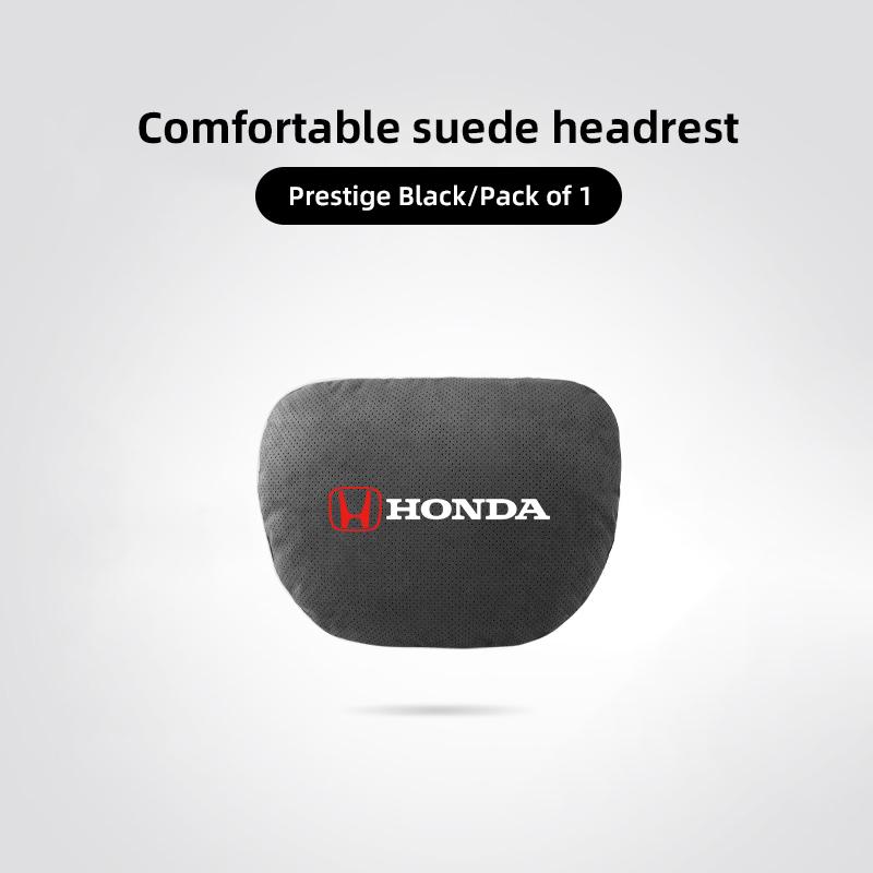 rlbn5 Car Headrest Neck Pillow & Lumbar Support Cushion Auto Interior For Honda CR-V Accord Civic HR-V Pilot Odyssey Fit Jazz Vezel