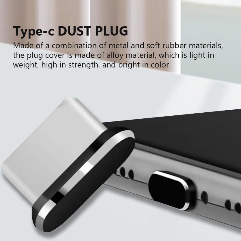 5PCS Silicone Dust Plugs Type C Charging Port Protector Stopper Cover for Iphone 15 Pro Max 15 Plus Samsung Xiaomi Anti-Dust Plu