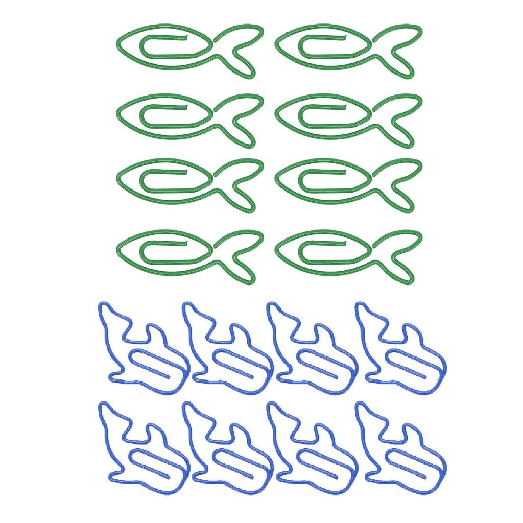 100 шт. милых форменных скрепок для офиса, набор легких декоративных милых форм, зажим для скрепок для Sc