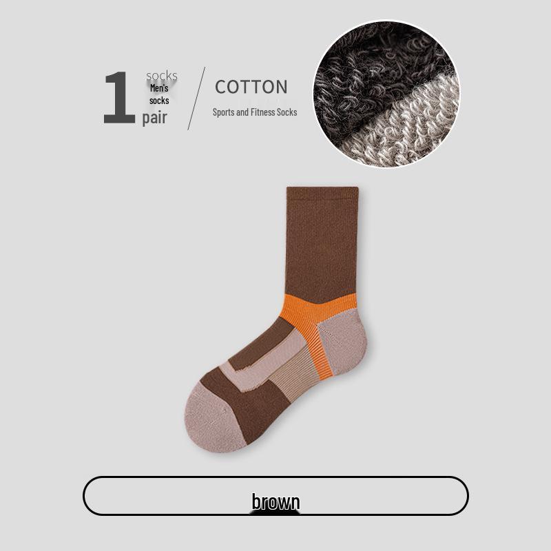 Мужские профессиональные баскетбольные носки до середины икры - Влагоотводящие, Нескользящие, Идеальны для бега и фитнеса