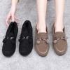 2025 Winter Women's Velvet-Lined Indoor Slippers - One-Step Cotton Shoes