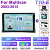 2 Din Android 12 автомобильное радио для Volkswagen Multivan T5 2003 - 2015 Беспроводная CarPlay интеллектуальные системы автомобиля Smart Autoradio