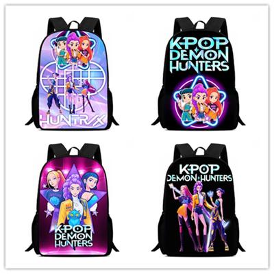 Школьный рюкзак для детей Mochila, Мультяшные K-pop-Dem-Onhun-Ters Школьные сумки для девочек, Прочные и легкие сумки для детского сада