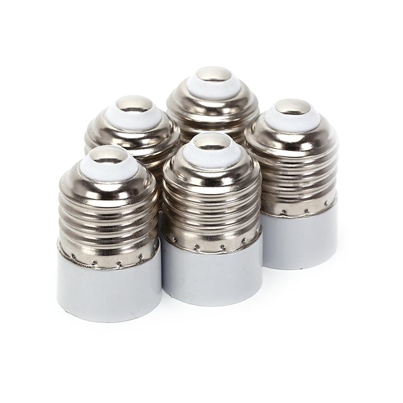 5Pcs/Lot E27 To E14 Lamp Holder Converter Socket Light Bulb Base Type Adapter