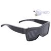 LED Glasses APP Control Smart DIY Eyeglasses USB Charging for Party Club DJ Halloween Christmas