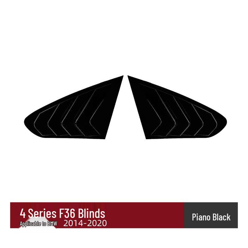 BMW 4 Series F36 (2014-2020) Rear Window Louver Sticker - Exterior Modification Accessory