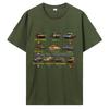 New Tanks M4 Sherman Panzer IV Tiger II T-34 T-Shirt Men Casual Cotton TShirt Cool T Shirt Tees Harajuku Streetwear
