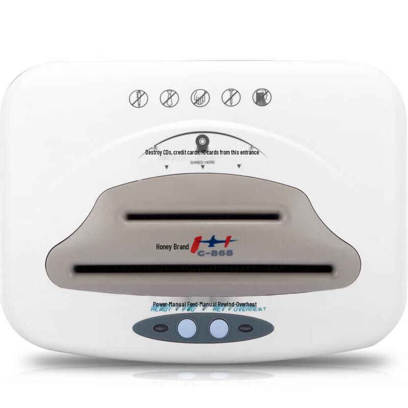 KEMEI C-868 P-5 Шредер с перекрестной резкой и высоким уровнем безопасности, вилка CN (адаптер в комплекте)