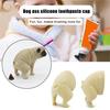 Pooping Dog Butt Toothpaste Topper Universal Easy To Install Funny Toothpaste Dispenser Cap Bathroom
