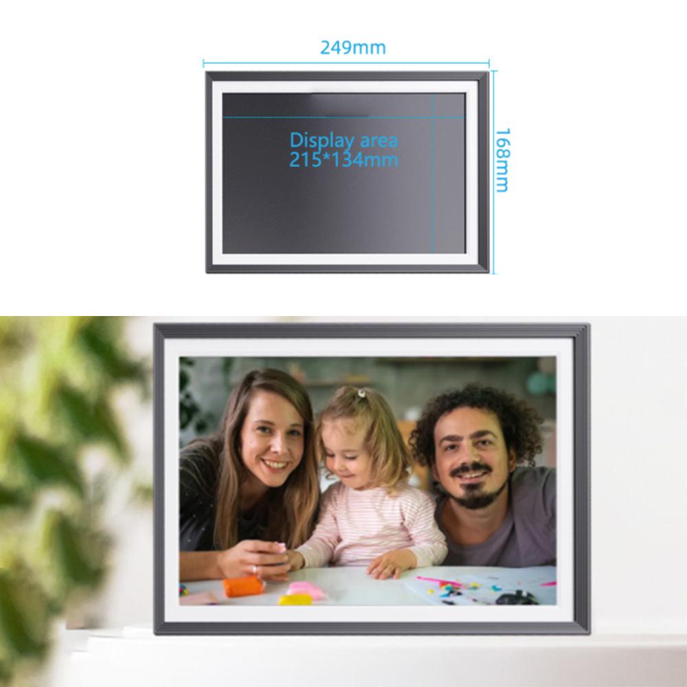 10.1 Inch Digital Photo Frame Desktop Electronic Album 1280*800 IPS Screen Supports Photo/ Video/