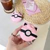 For Airpods 4 Case 2024,Pokemon Pink Ball Shockproof Protective Silicone Earphone Silicone Cover For Airpod 4 Case Funda Kids