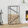 VidaXL Firewood Rack Anthracite 60x25x100 Cm, Fireplace Log Holder, Log Holder, Log Rack 864329