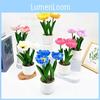 Corn Simulation Multicolor Poppy Potted Artificial Flower Ornament Desktop