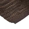 Living Room Rug In Chocolate Braided Leather 120x170