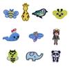 10 Pcs Panda Repair Patches Giraffe Iron On Patches Embroidered Patches Cartoon Animal Sew On Patches for Clothes Hat