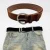 Casual Suede Leather Belt Pin Buckle Waistbands Trendy Business Waist Belt  For Women