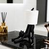 Cat Toilet Paper Holder Desktop Fun Roll Paper Holder Black Leopard Cat Toilet Roll Dispenser for Bathroom Decoration Storage