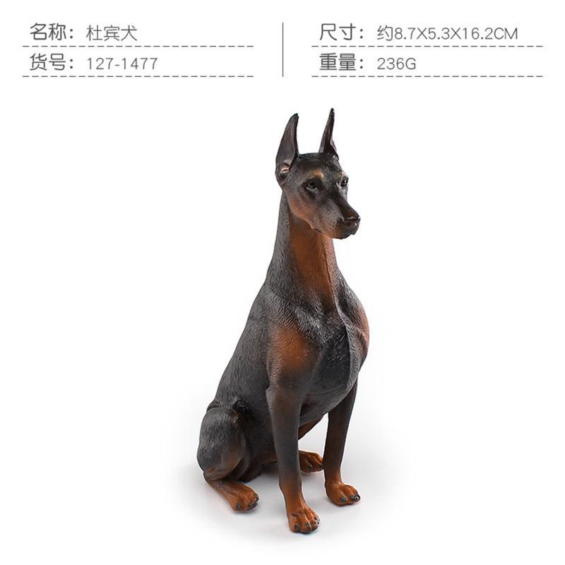 Beautifully Crafted Static Dog Figurines Of Labrador Retriever Doberman Pinscher And Husky Breeds