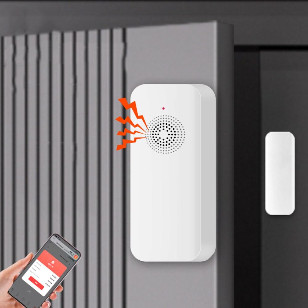 Alarm System Zigbee Door Window Detector Open Closed Detection Magnetic Burglar Alarm Office