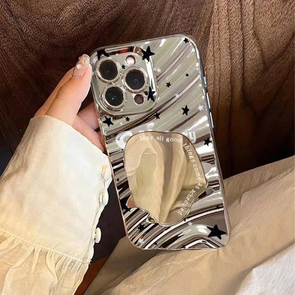 Чехол-зеркало для макияжа для iPhone 11 13 16 Pro Max iPhone 14 15 12 13 Pro Max 16 Plus 13 Pro Samsung A55 A54 A15 A12 A52S A34 A14 A30S A53 A52 A50