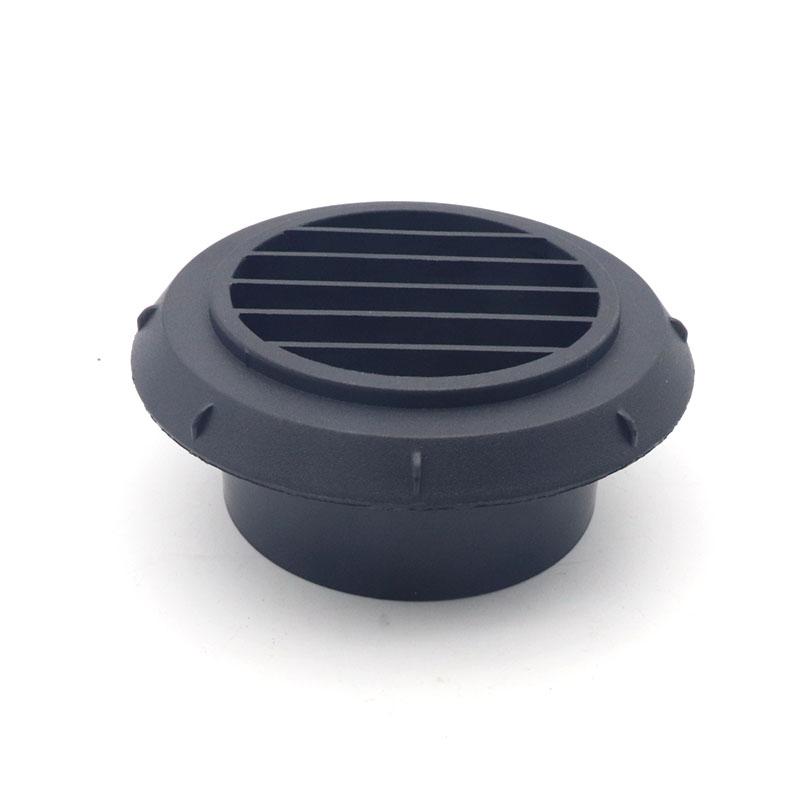 75 мм круглый автомобильный обогреватель, воздуховод, теплое вентиляционное отверстие, вращающийся на 360 градусов, черный для автомобиля, автобуса, RV, ATV, Webasto, грузовика, автозапчасти