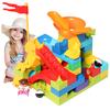 Newest Marble Race Run Maze Ball Track Building Blocks Plastic Funnel Slide Big Size Bricks