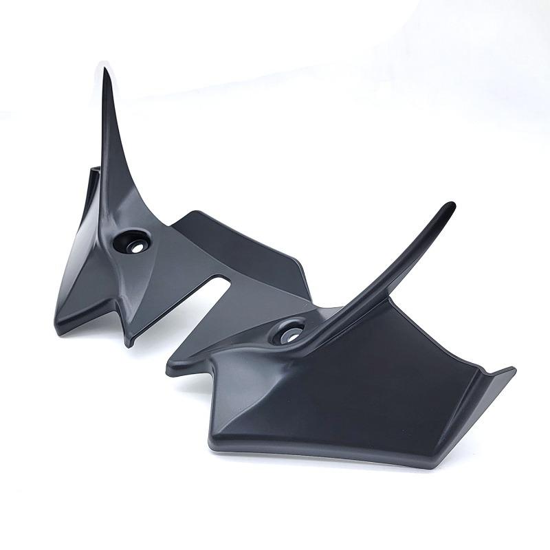 Motorcycle Front Spoiler Fairing Winglet Aerodynamic Wing Cover Trim For Kawasaki Z650 Z 650 z650 2021-2025 23 Spoiler Winglet