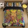 Duvet Cover Elephant Print Bedding Set Soft And Comfortable Quilt Cover For Bedroom Guest Room 1*Quilt Cover + 2*Pillowcase