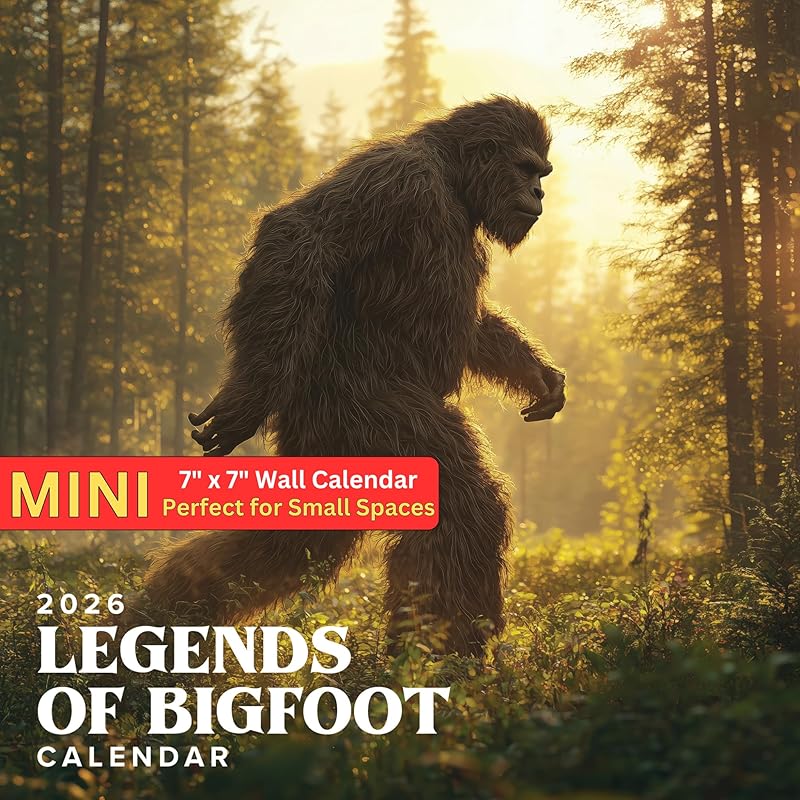 2026 Legends of Bigfoot | 12" x 12" | Wall Calendar