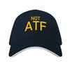 Not ATF  Gun Meme BATFE Gun Rights Baseball Cap Hat Men Fun Hats Unique Hats Sunhat Womens Beach Visor Mens