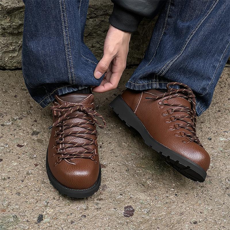 Fashion New Derby Men's Shoes Luxury Styles by Fashion Designers Fashion Party Outdoor Trendy Streets Quality Youth Shoes Black New