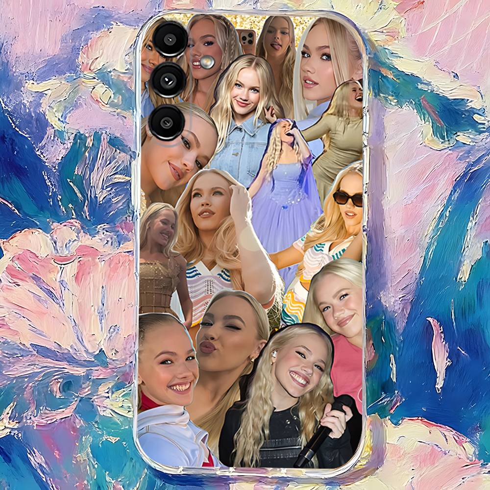 F-Freya Skye Singer Transparent TPU Case for Samsung S21,S24,S30,S23,S25,S22,S20,S10,5G,FE,PIus,Lite,Ultra