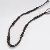 Bohemian Rope Waist Band With Wooden Beads Handmade Tie For Retro Casual Outfits