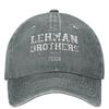 2026 Lehman Brothers Повседневная Бейсболка Весна Отдел Управления Рисками 2008 Тракер Кепка Козырек От Солнца Для Активного Отдыха Хип-Хоп Кепка