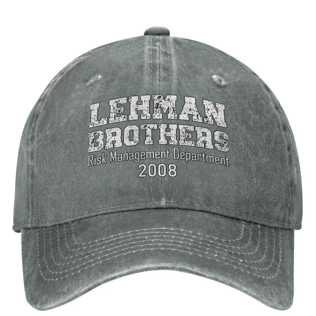 2026 Lehman Brothers Повседневная Бейсболка Весна Отдел Управления Рисками 2008 Тракер Кепка Козырек От Солнца Для Активного Отдыха Хип-Хоп Кепка