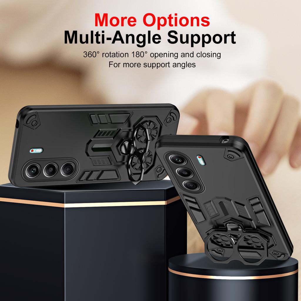 Военный противоударный бронированный чехол для TECNO CAMON 40 PRO 40Pro Camon40Pro 4G 5G защитная крышка держатель-кольцо Fundas Coque