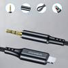 AUX audio cable iPhone Lightning mini jack 35mm 1 m black