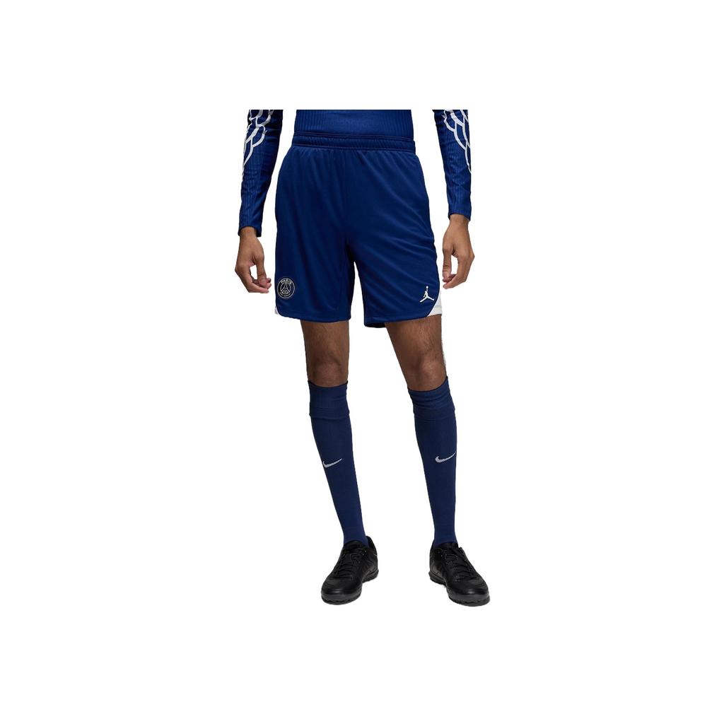 Nike Dri-Fit SS25 Вышитый логотип ПСЖ Удобные Мягкие Вязаные Влагоотводящие Футбольные Штаны Мужские Штаны Синий HJ1981-492