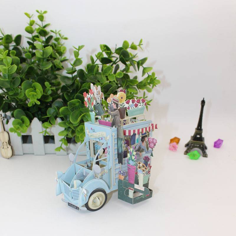 Premium Foldable 3d Greeting Card With Gold Embossing For Birthdays Christmas