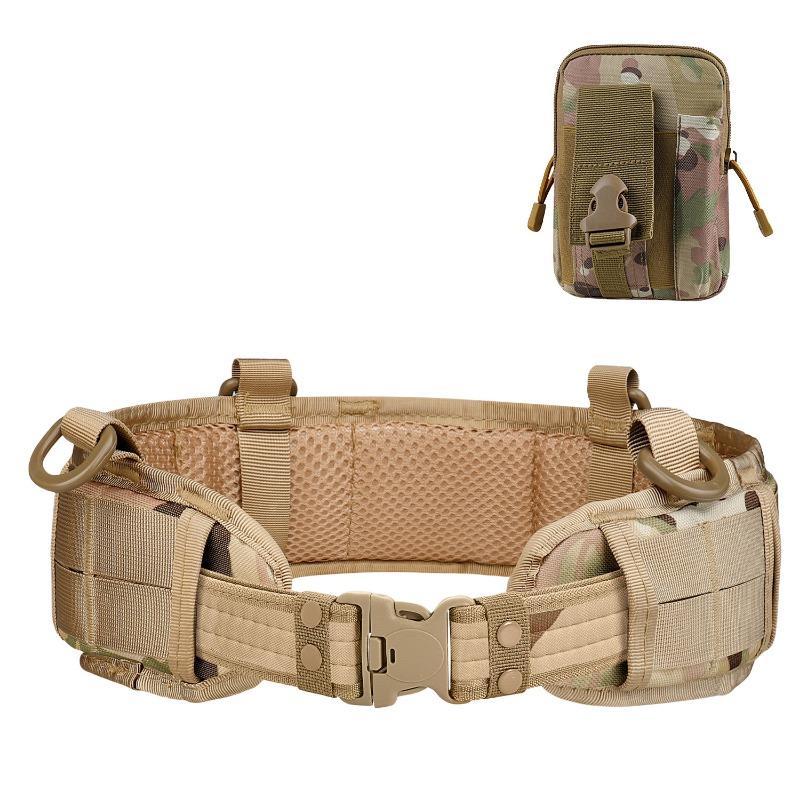 Outdoor Waist Belt Multi-Functional Quick Release Waist Seal Buckle Nylon Waistband