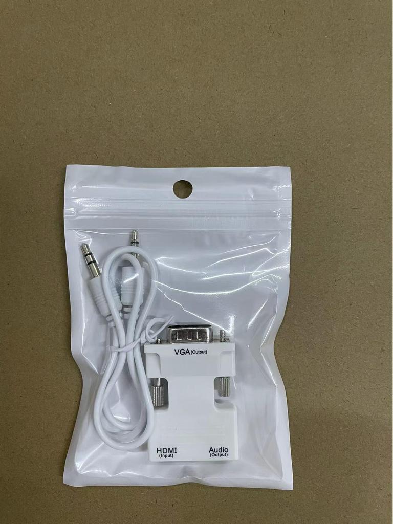 Конвертер видеосигнала HDMI в VGA высокой четкости с аудиокабелем