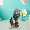 Черная женщина курильница для благовоний в виде головы леди палочка для благовоний конус держатель домашний офис йога комната для медитации украшение рабочего стола орнамент