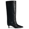 Zara Fashionable Versatile High Boots Women Boots Black 13026410-35