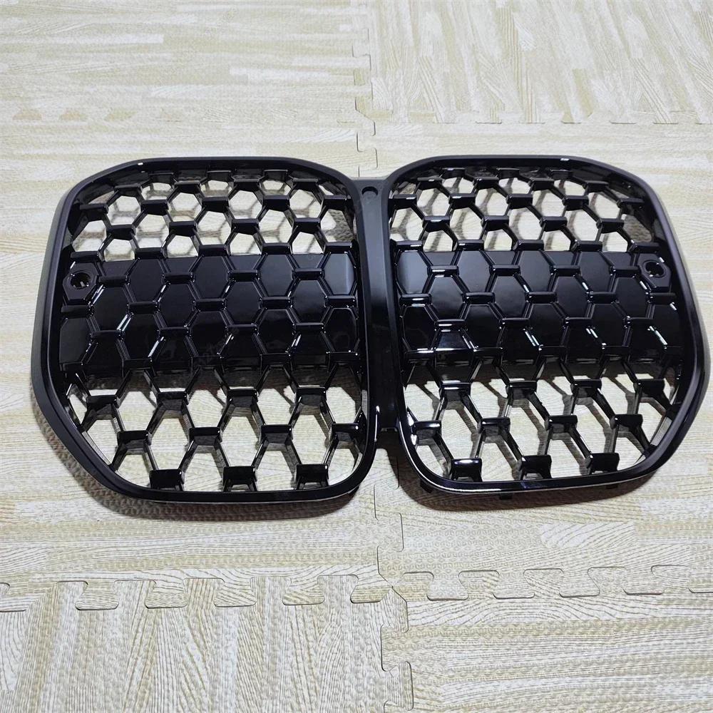 Front Center Grille Grills Meteor Grille & CS Style For BMW 4 Series G22 G23 M-Sport 420i 430i 435i M440i 420d 2020-2024 Bodykit