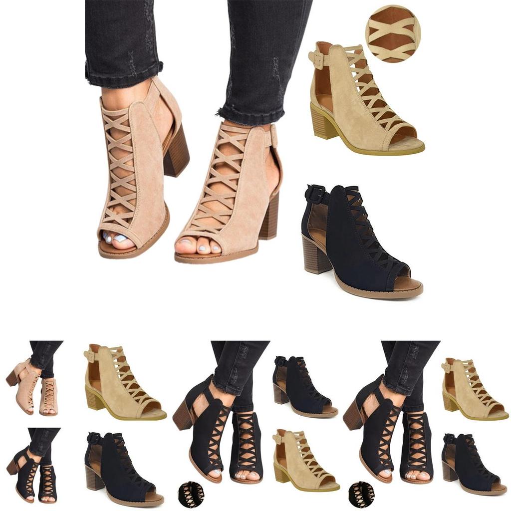 Stylish Roman Style Wedge Sandals With Hollow Out Design For Women