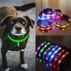 LED Nylon Dog Pet Cat Collar Security Night Necklace Anti-lost Flashing Glitter Collars for Dog Walking