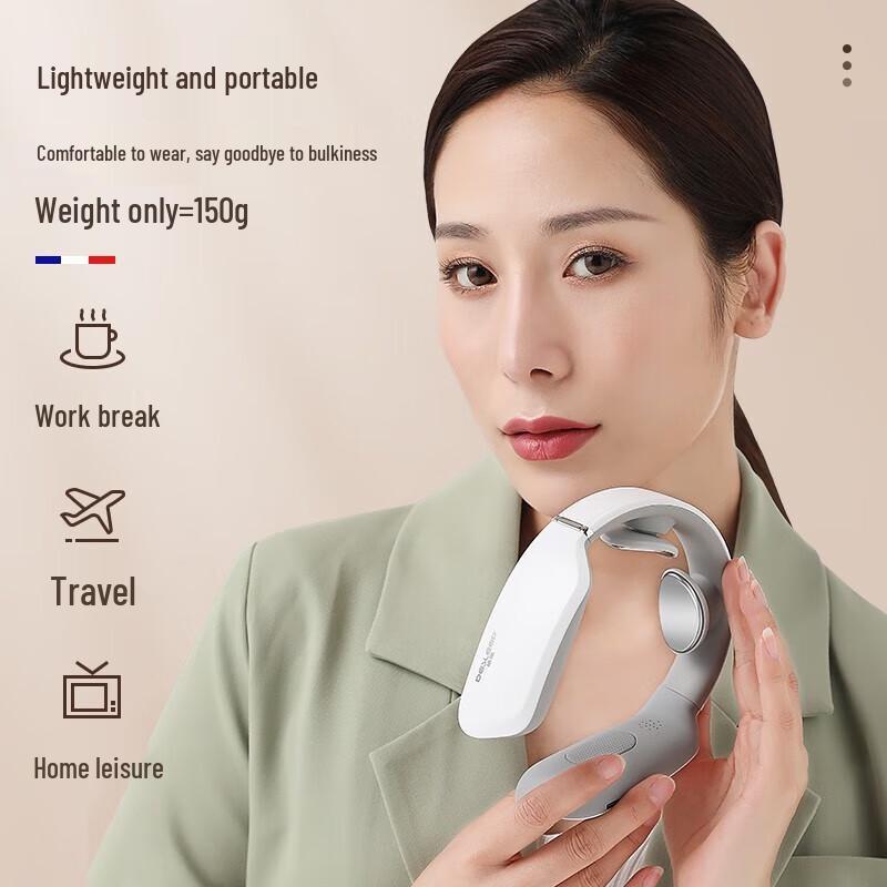 Deers Electric Pulse Cervical Neck Massager with Heat CN plug (adapter included)